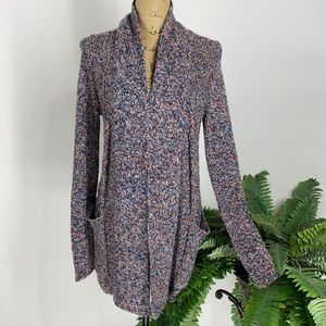 BCBG Long Multi Wool Cardigan